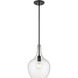 Lamara 1 Light 10 inch Matte Black Indoor Pendant Ceiling Light